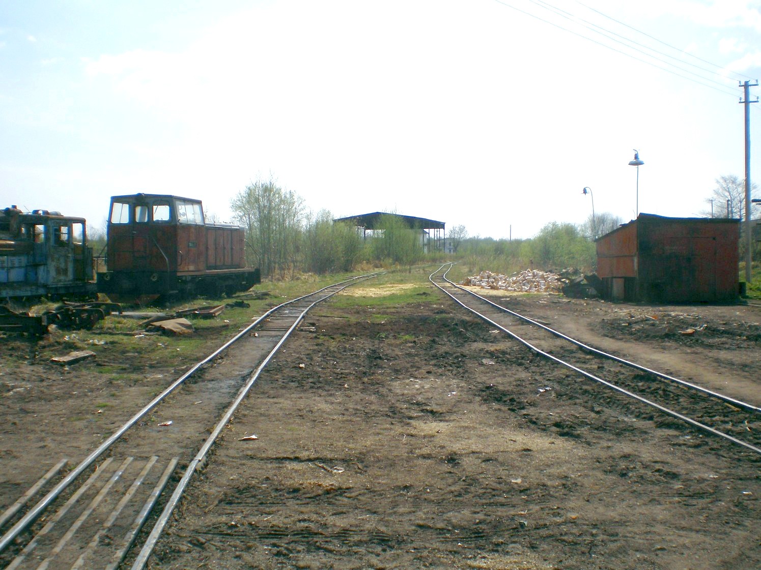 Узкоколейная железная дорога Тёсовского транспортного управления  —  фотографии, сделанные в 2008 году (часть 17)