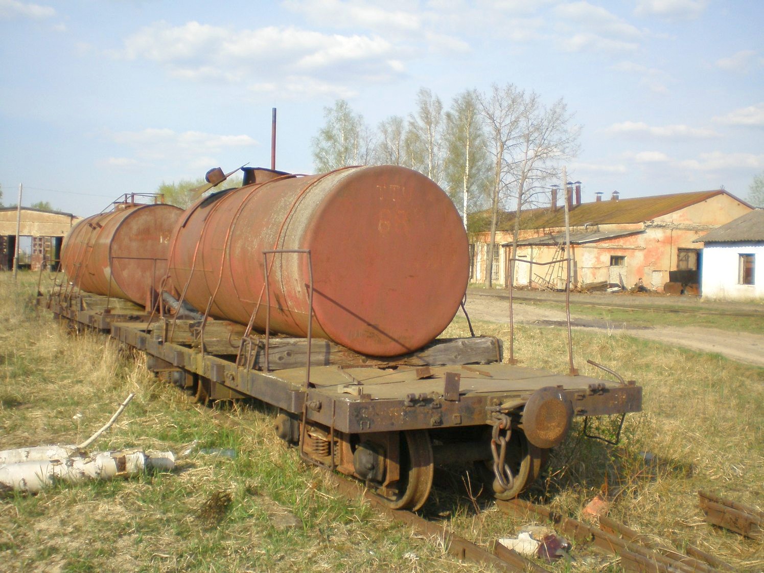 Узкоколейная железная дорога Тёсовского транспортного управления  —  фотографии, сделанные в 2008 году (часть 21)