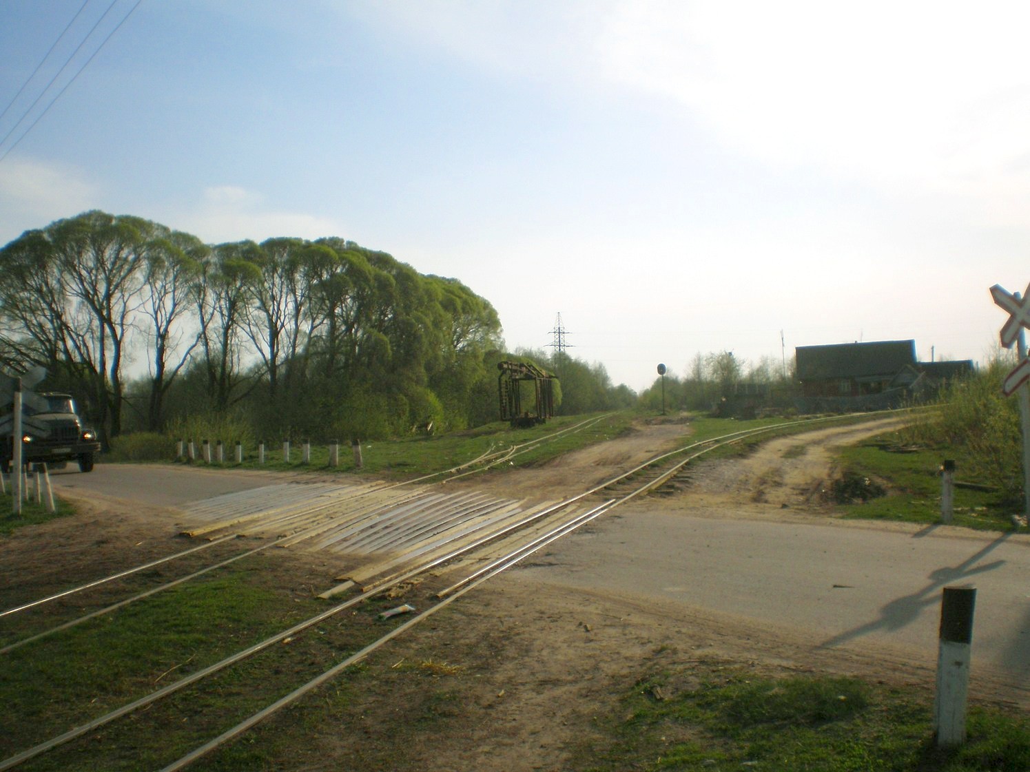 Узкоколейная железная дорога Тёсовского транспортного управления  —  фотографии, сделанные в 2008 году (часть 22)