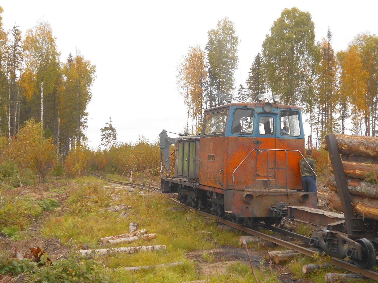 Узкоколейная железная дорога в окрестностях посёлка Коржа
  —  фотографии, сделанные в 2018 году (часть 3)