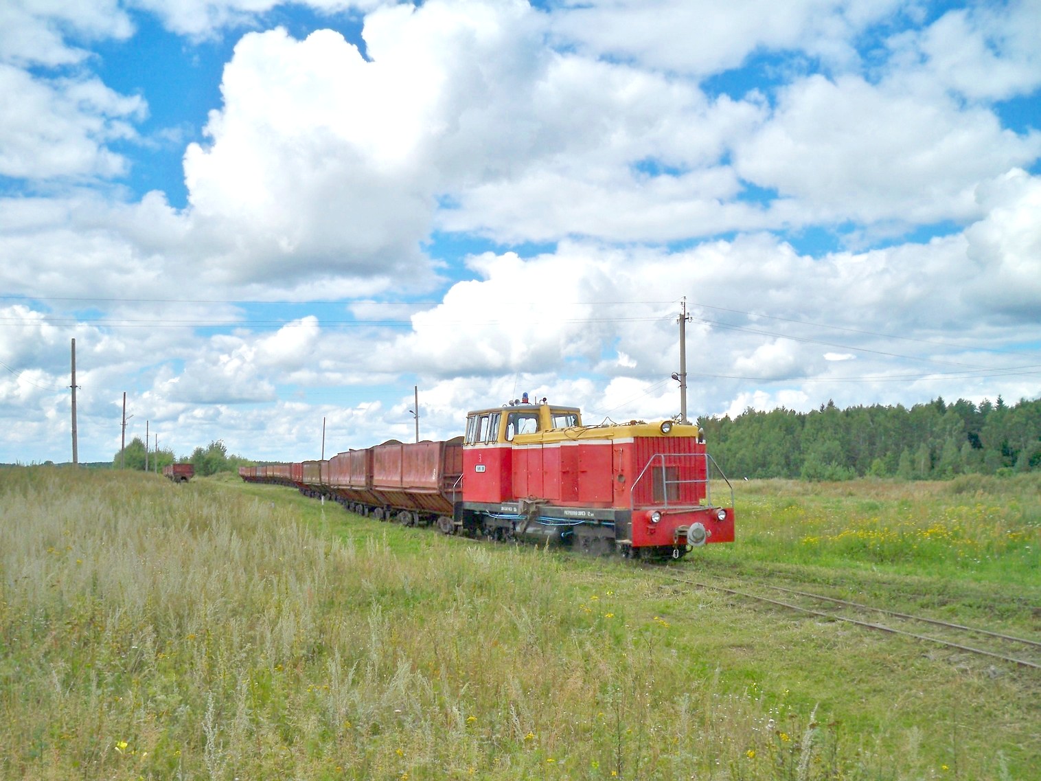 Узкоколейная  железная дорога Нёманского торфопредприятия  —  фотографии, сделанные в 2013 году (часть 10)