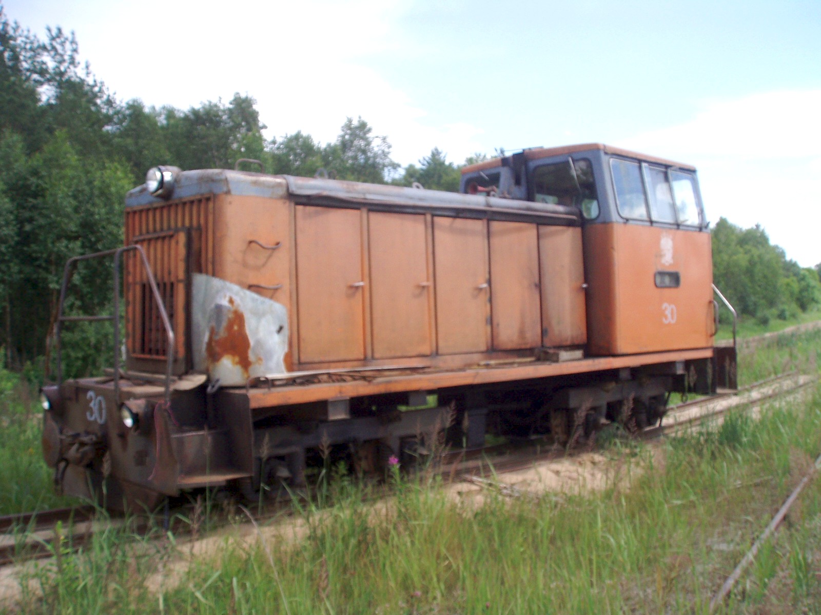 Узкоколейная железная дорога Ершовского торфопредприятия — фотографии, сделанные в 2007 году (часть 2)