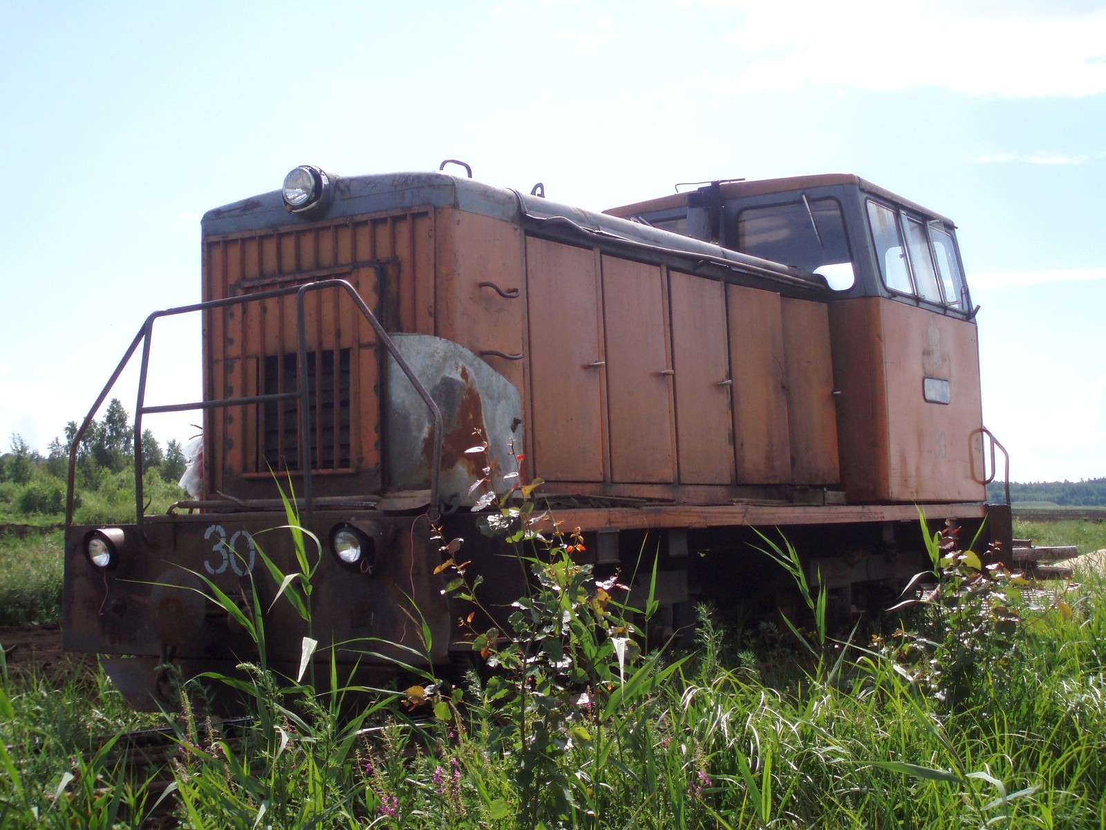 Узкоколейная железная дорога Ершовского торфопредприятия — фотографии, сделанные в 2007 году (часть 5)