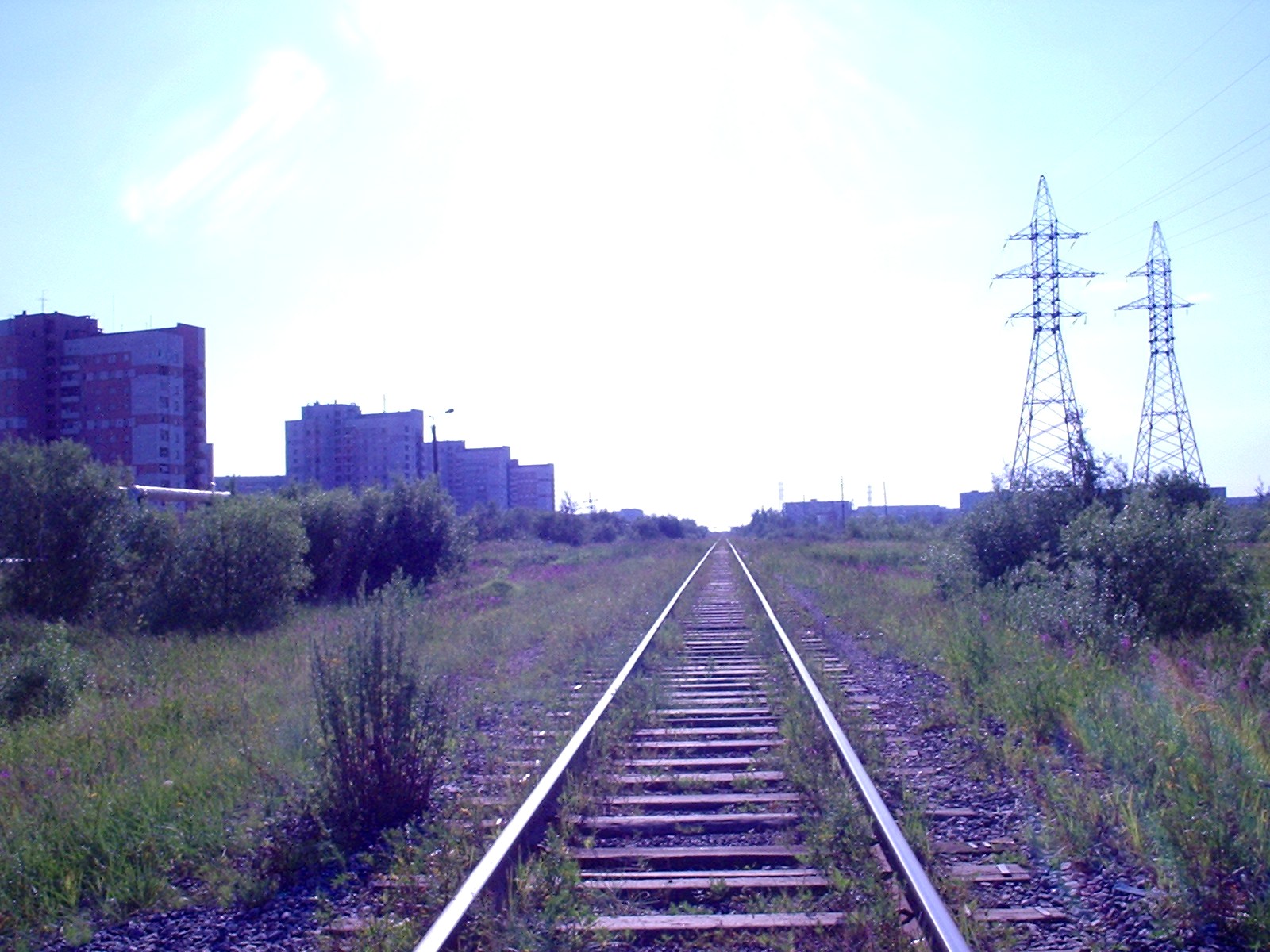 Железнодорожная линия Исакогорка — Северодвинск — Нёнокса — фотографии, сделанные в 2005 году (часть 1)
