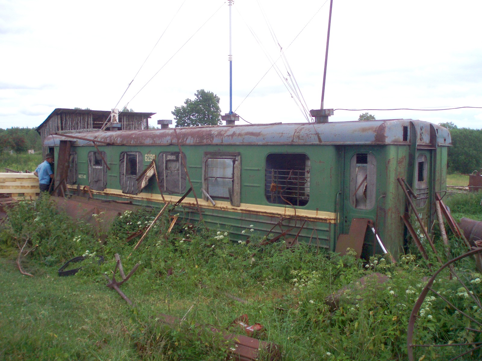 Узкоколейная железная дорога торфопредприятия «Полистовское-1»  — фотографии, сделанные в 2007 году (часть 10)