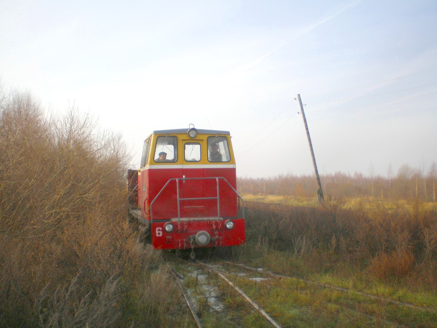 Узкоколейная  железная дорога   торфопредприятия «Усяж» —  фотографии, сделанные в 2008 году (часть 10)
