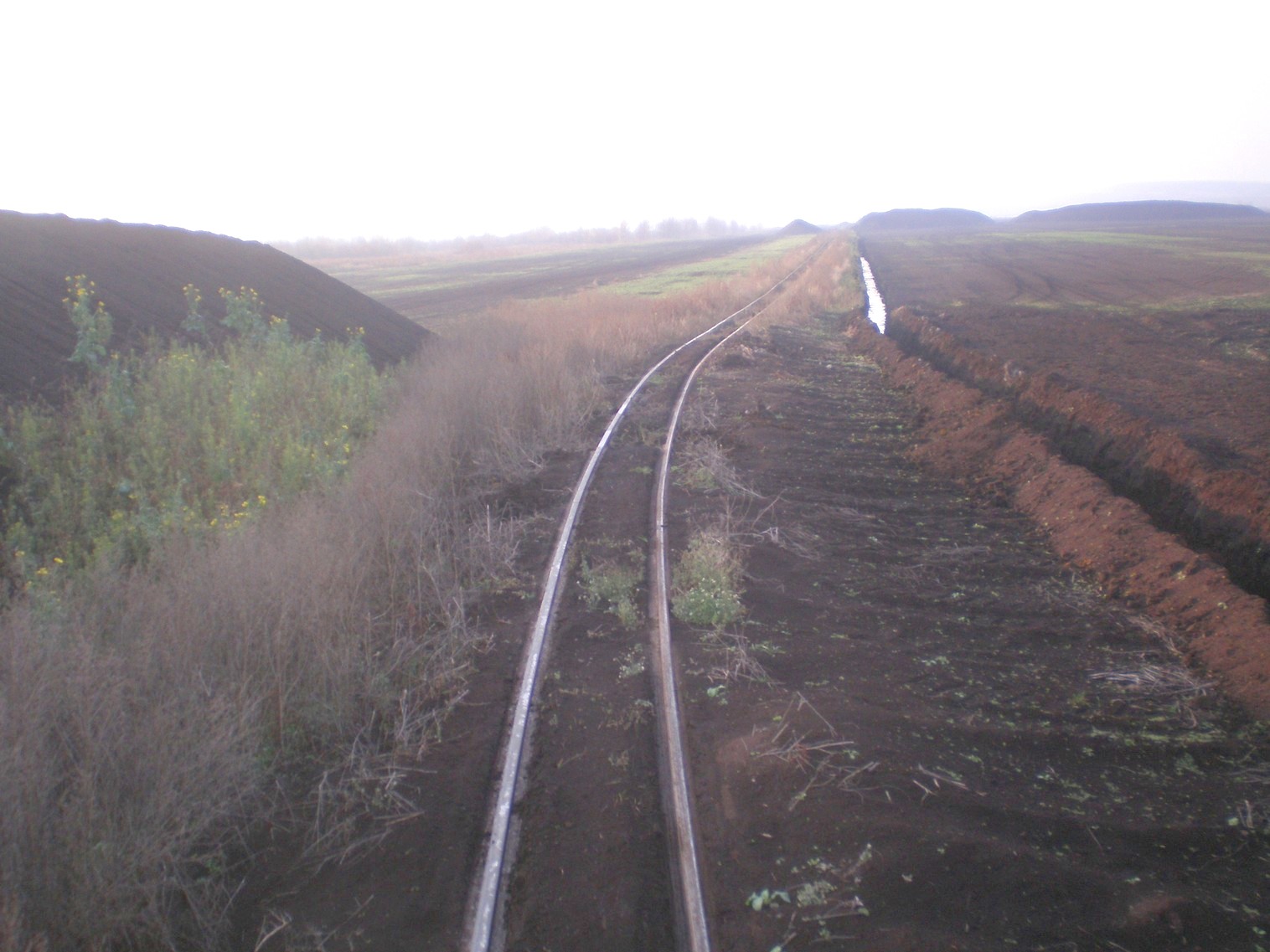 Узкоколейная  железная дорога   торфопредприятия «Усяж» —  фотографии, сделанные в 2008 году (часть 19)