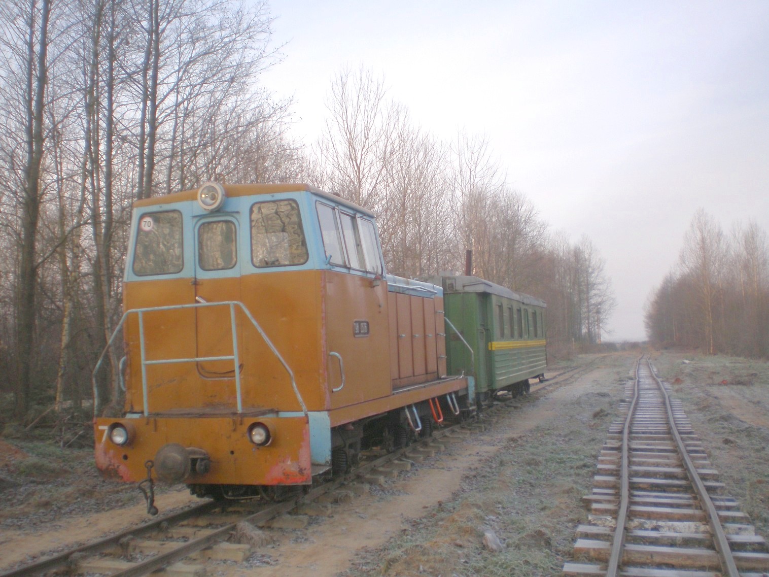 Узкоколейная  железная дорога   торфопредприятия «Усяж» —  фотографии, сделанные в 2008 году (часть 5)