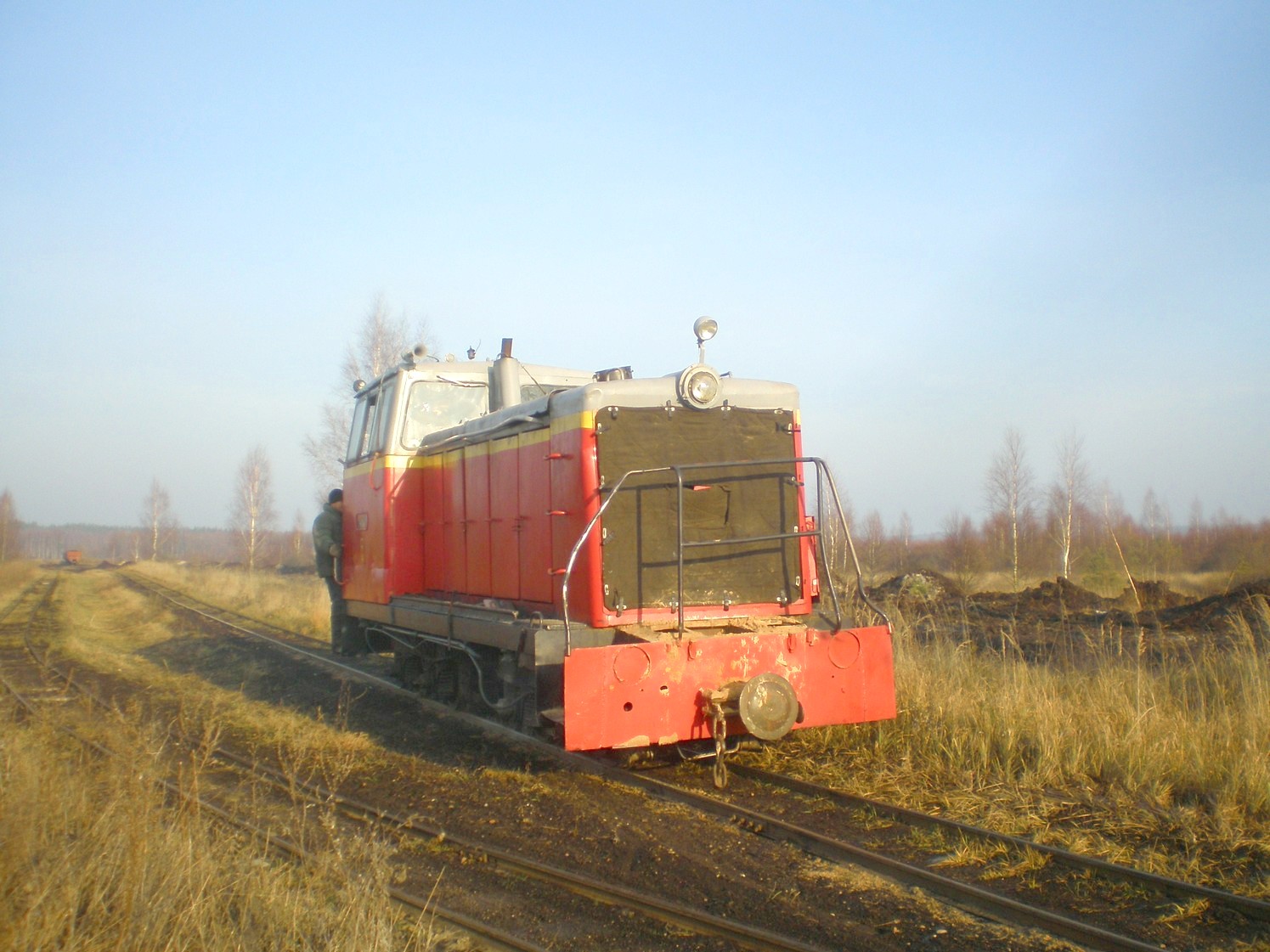 Узкоколейная железная дорога торфопредприятия «Вертелишки» — фотографии, сделанные в 2008 году (часть 14)