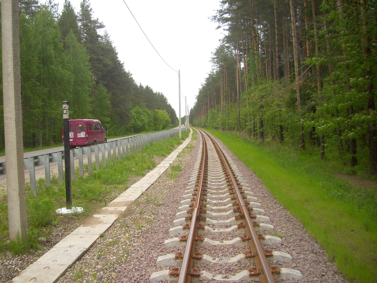 Ярославская (Малая Северная) детская железная дорога —  фотографии, сделанные в 2010 году (часть 6)