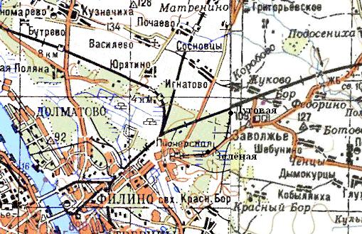 Ярославская (Малая Северная) детская железная дорога — схемы и топографические карты