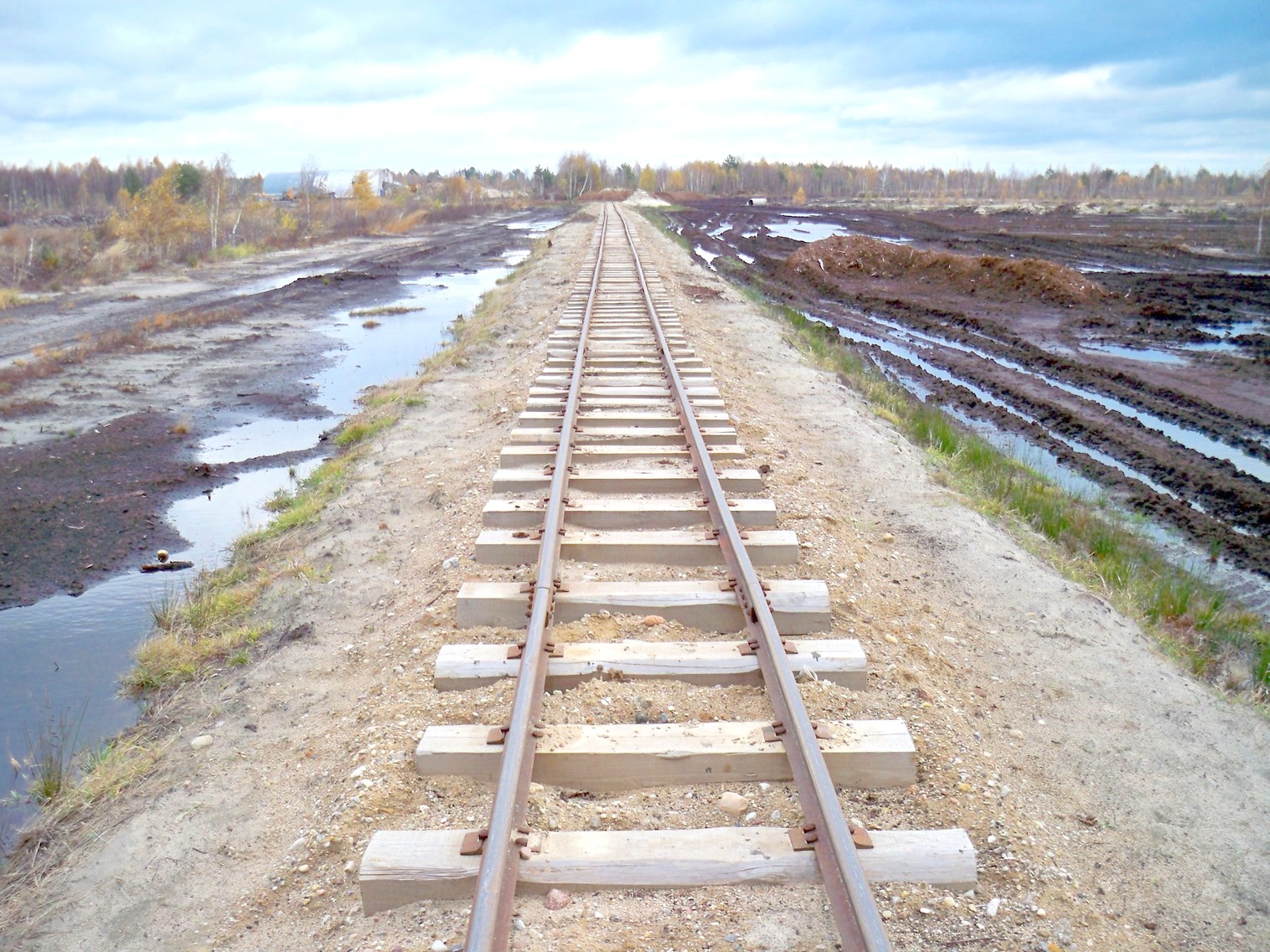 Узкоколейная железная дорога на участке «Зубково» торфопредприятия «Глинка» 
  —  фотографии, сделанные в 2012 году (часть 3)