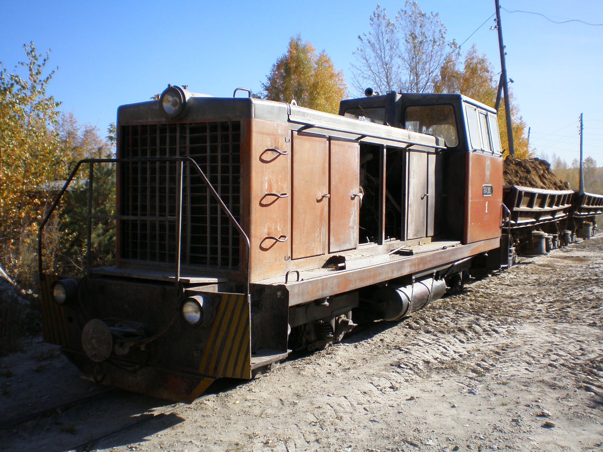 Узкоколейная железная дорога Шабровского талькового комбината — фотографии, сделанные в 2007 году (часть 6)