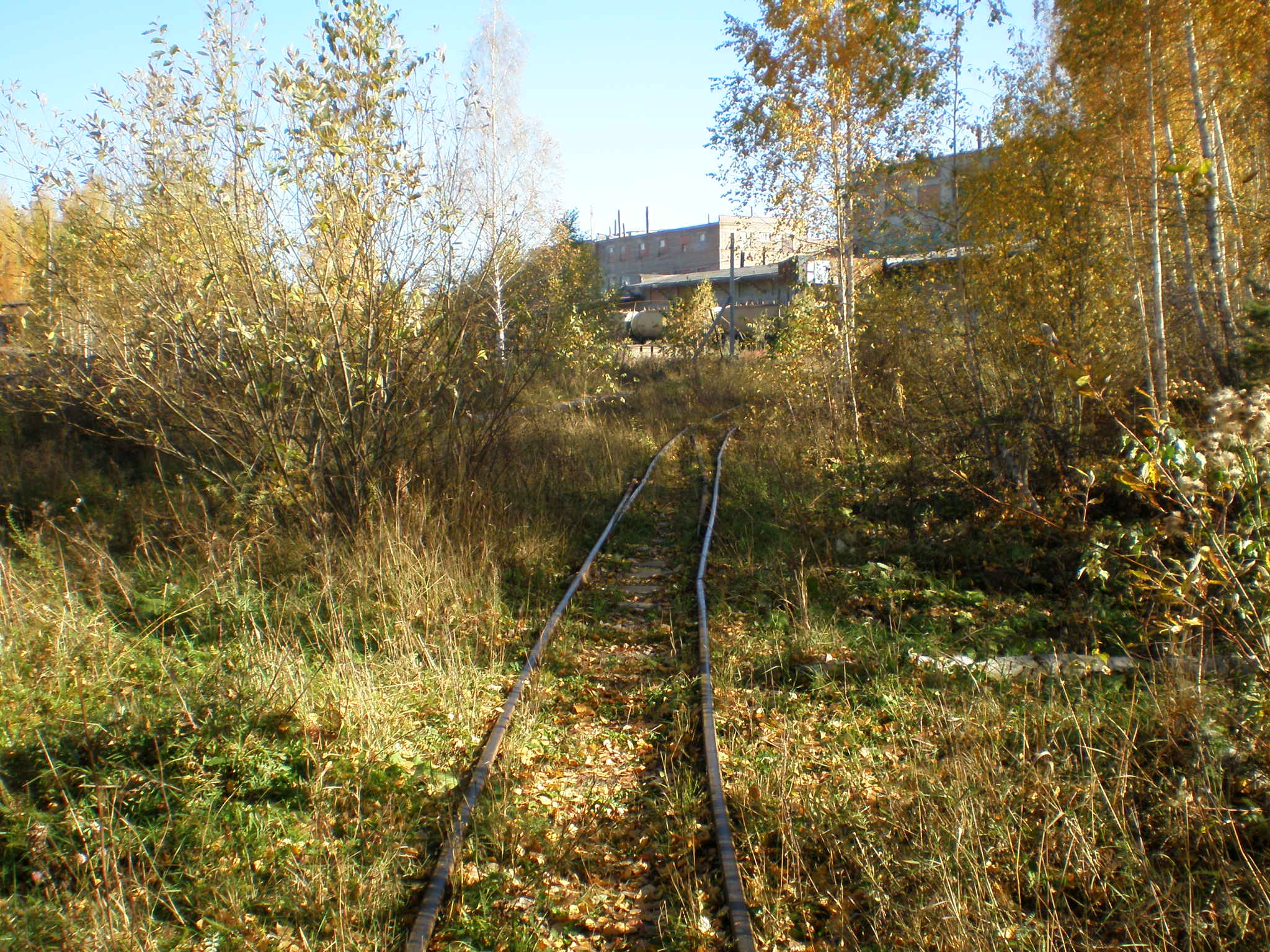 Узкоколейная железная дорога Шабровского талькового комбината — фотографии, сделанные в 2007 году (часть 7)