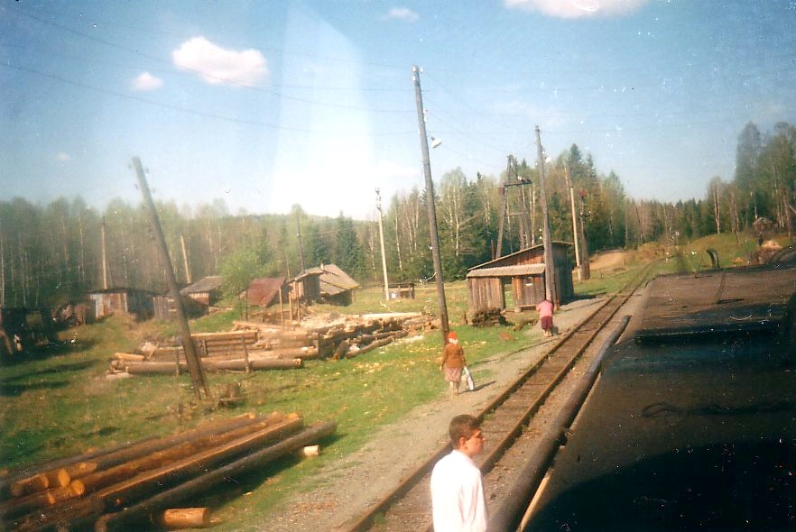Висимо-Уткинская узкоколейная железная дорога  - фотографии, сделанные в 1998 году