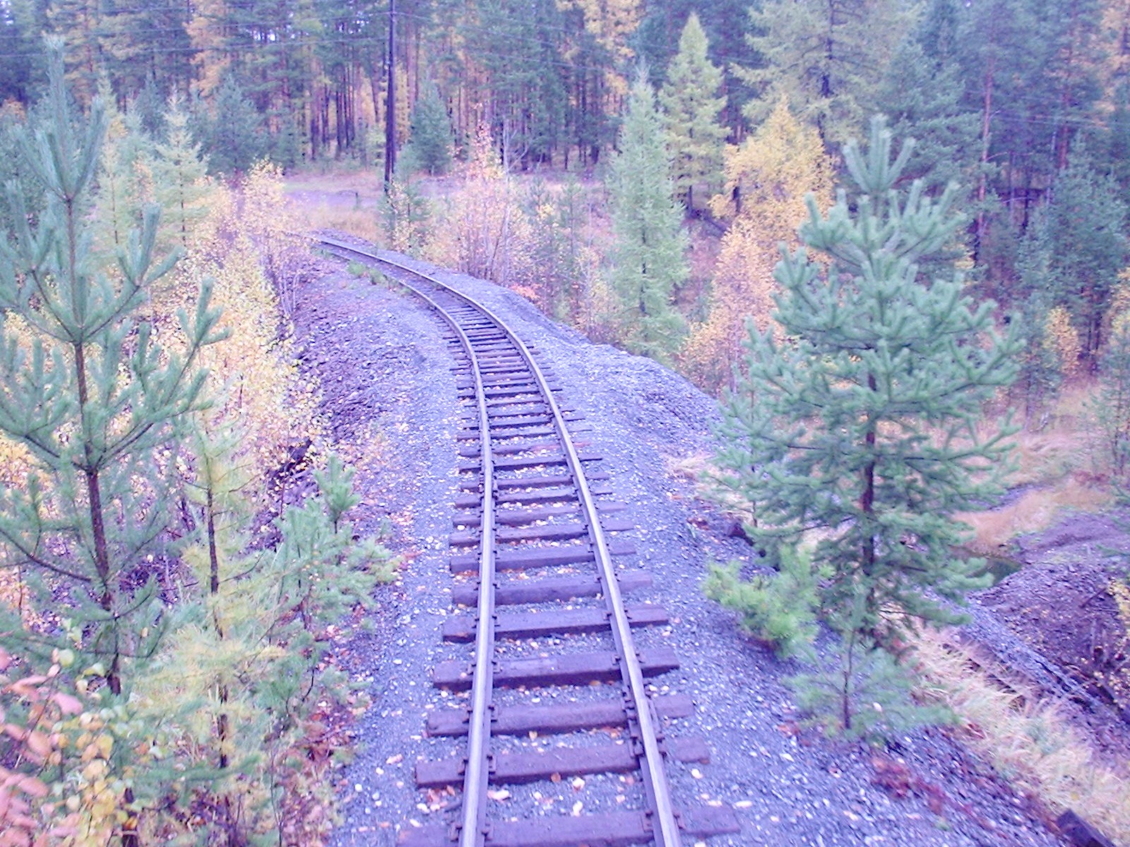 Висимо-Уткинская узкоколейная железная дорога  - фотографии, сделанные в 2006 году (часть 7)
