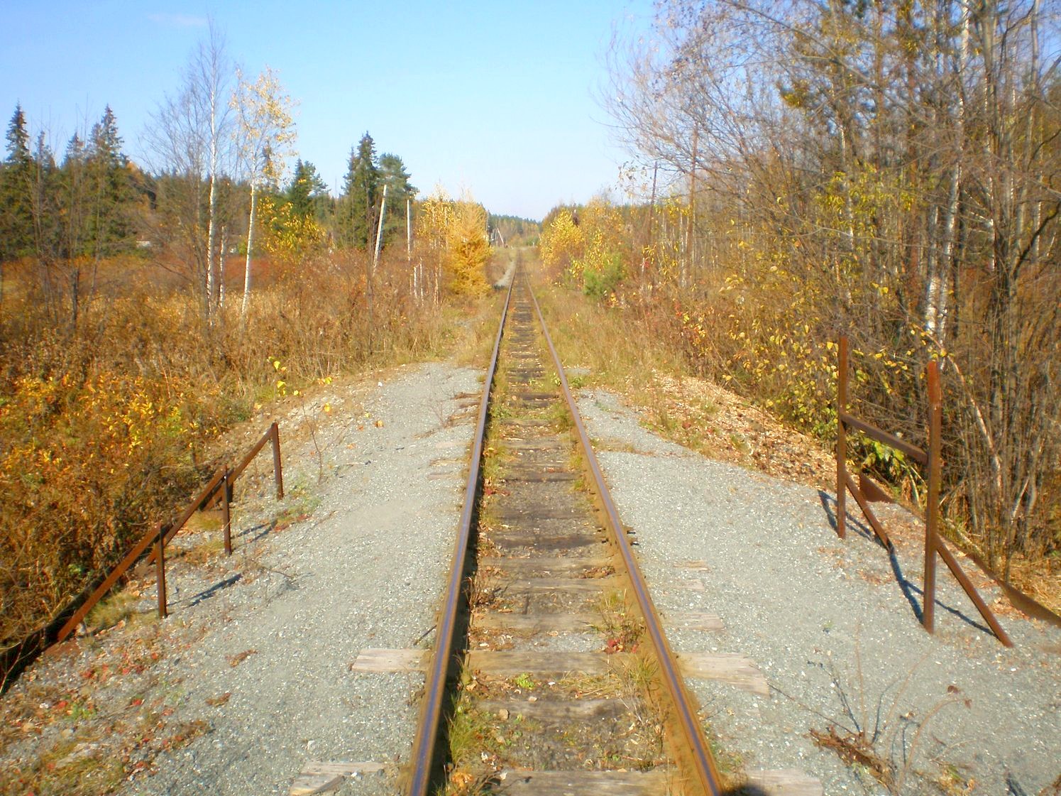 Висимо-Уткинская узкоколейная железная дорога  — фотографии, сделанные в 2007 году (часть 27)
