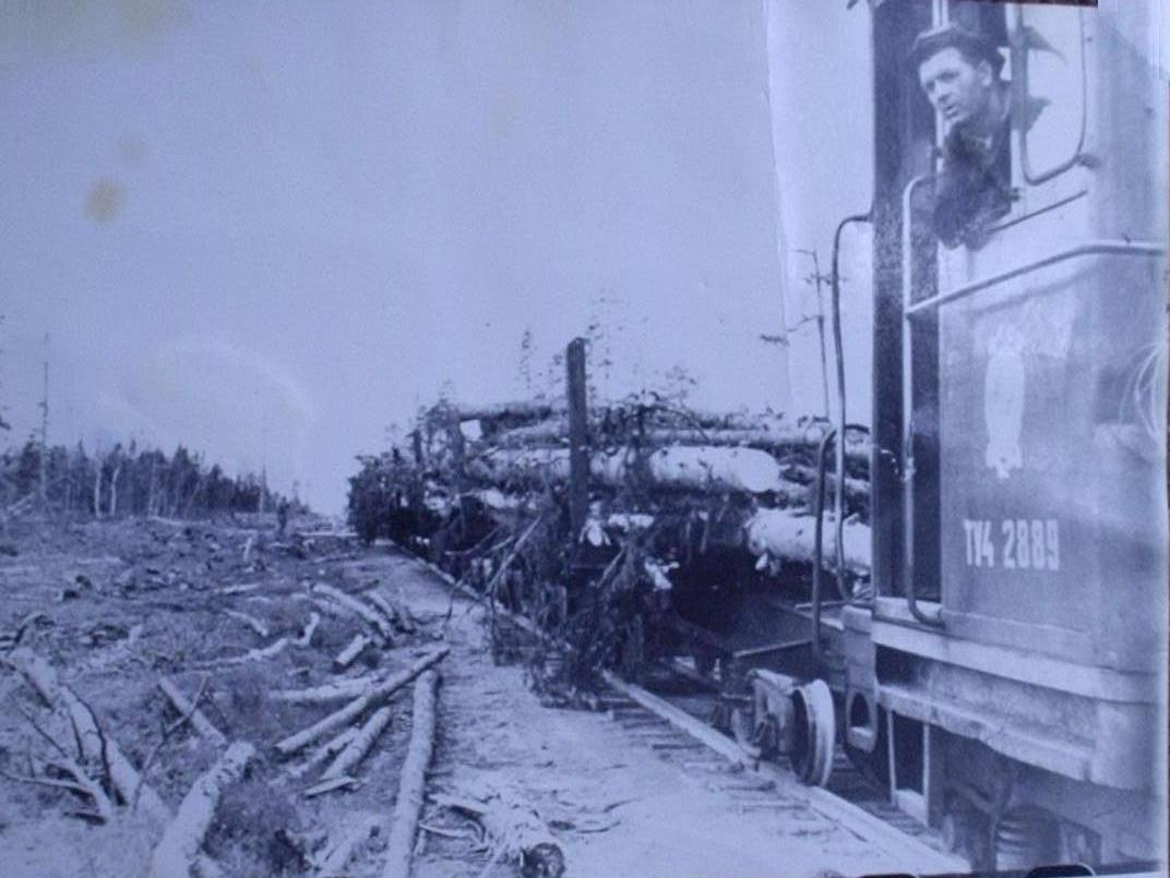 Кудемская узкоколейная железная дорога - исторические фотографии, документы