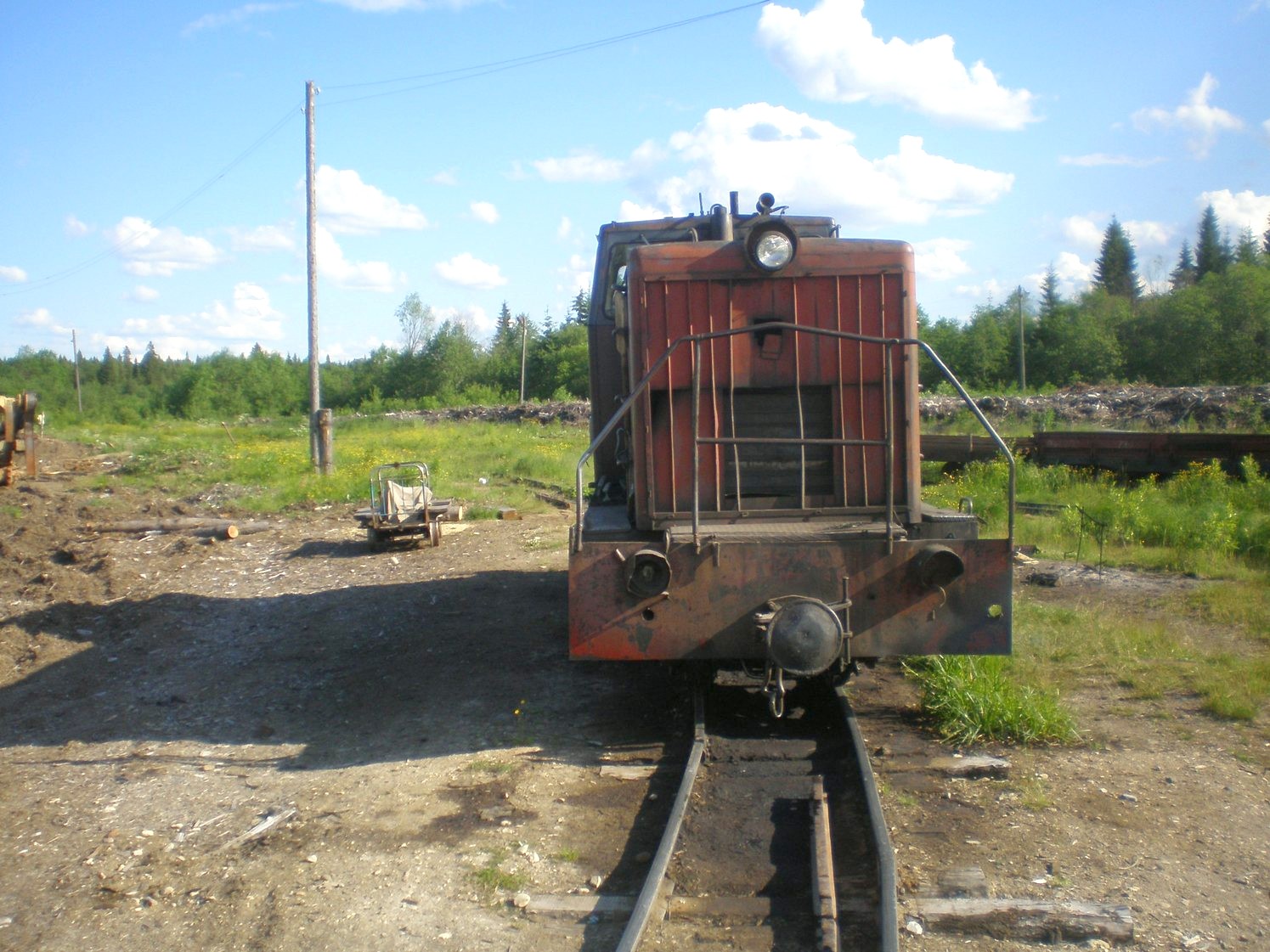 Лепшинская узкоколейная железная дорога   —  фотографии, сделанные в 2009 году (часть 2)