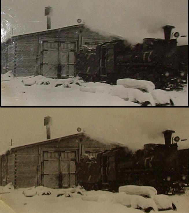 Удимская узкоколейная железная дорога - исторические фотографии