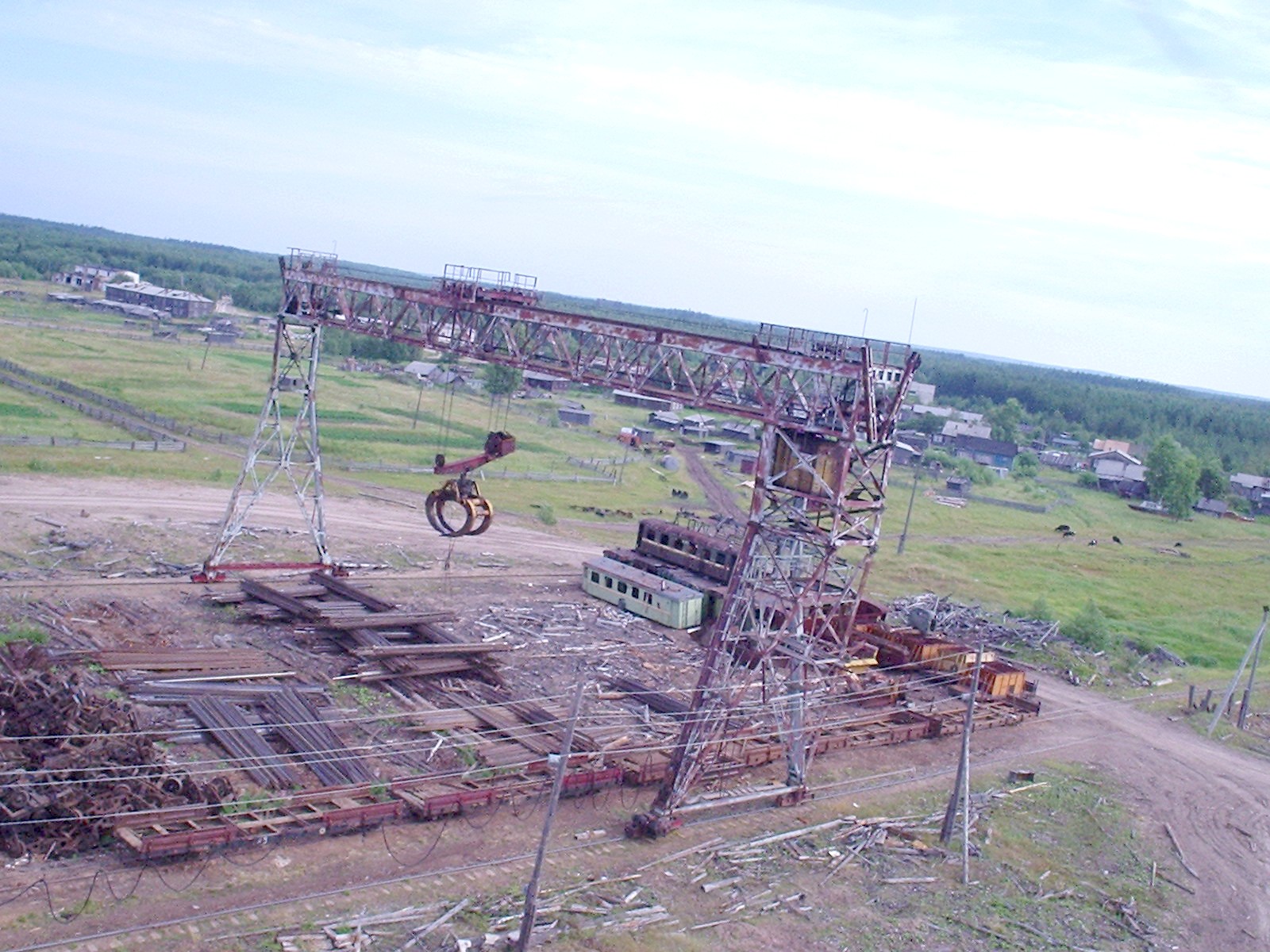 Усть-Ваеньгская узкоколейная железная дорога — фотографии, сделанные в 2005 году (часть 2)