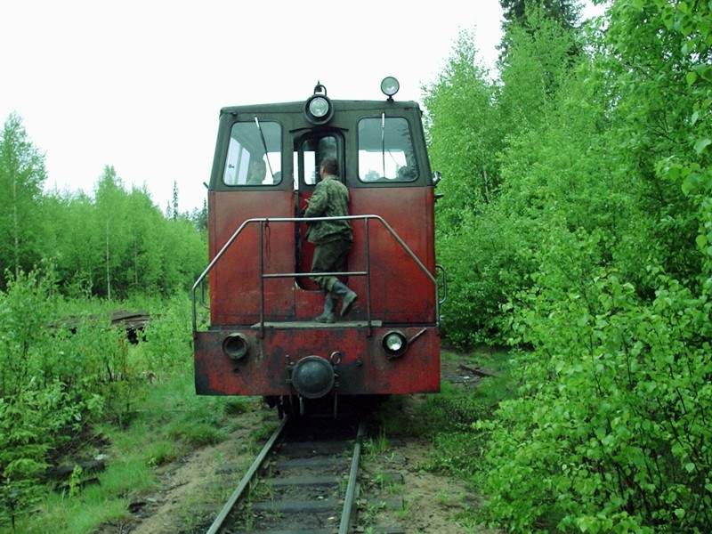 Сывтугская узкоколейная железная дорога - фотографии, сделанные в 2005 году  (часть 4)
