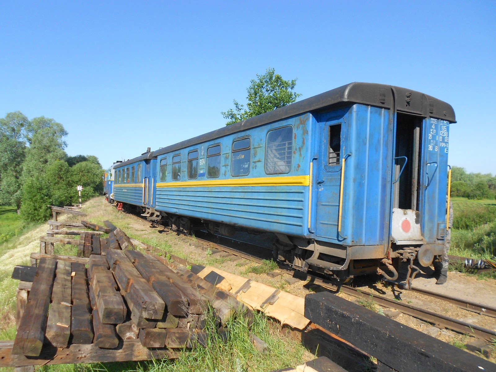 Узкоколейная железная дорога Антоновка — Заречное — фотографии, сделанные в 2016 году (часть 10)
