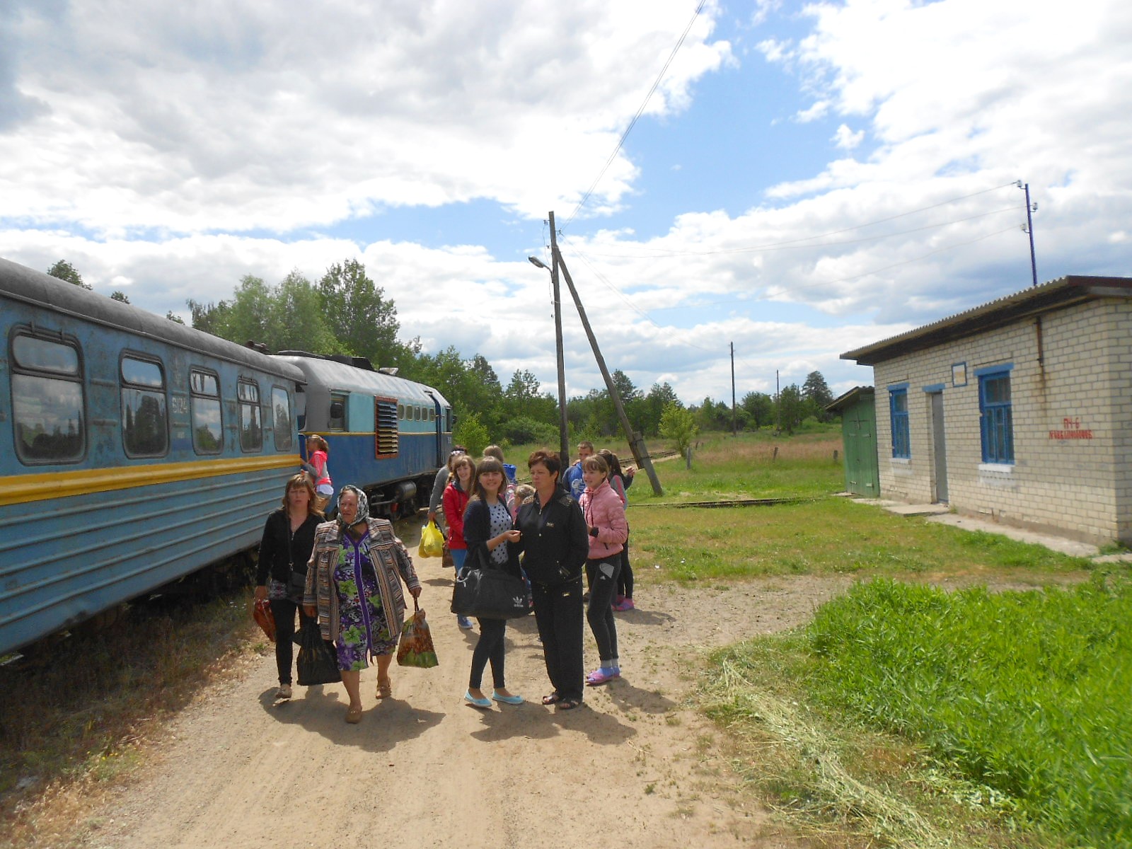 Узкоколейная железная дорога Антоновка — Заречное — фотографии, сделанные в 2016 году (часть 12)