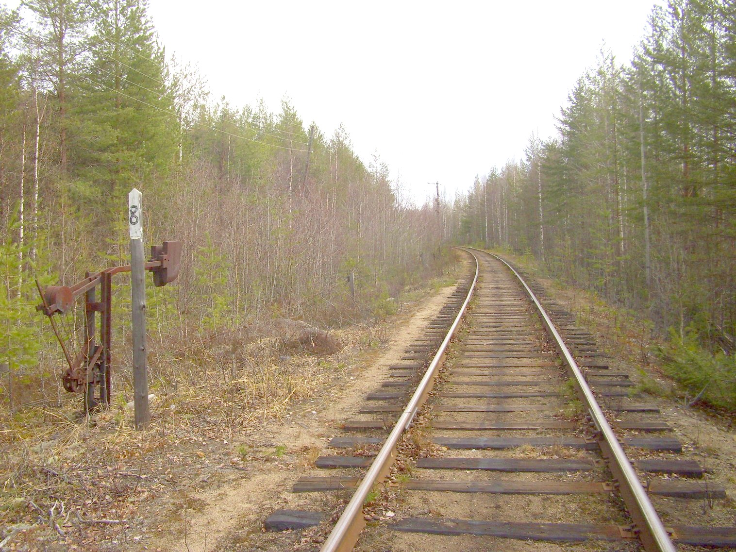 Железнодорожная линия Брусничная — Лендеры
  —  фотографии, сделанные в 2011 году (часть 2)
