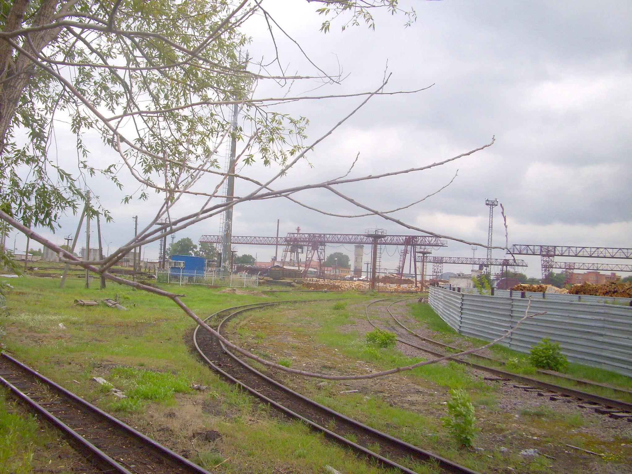 Узкоколейная железная дорога Рязанского шпалопропиточного завода — фотографии, сделанные в 2012 году