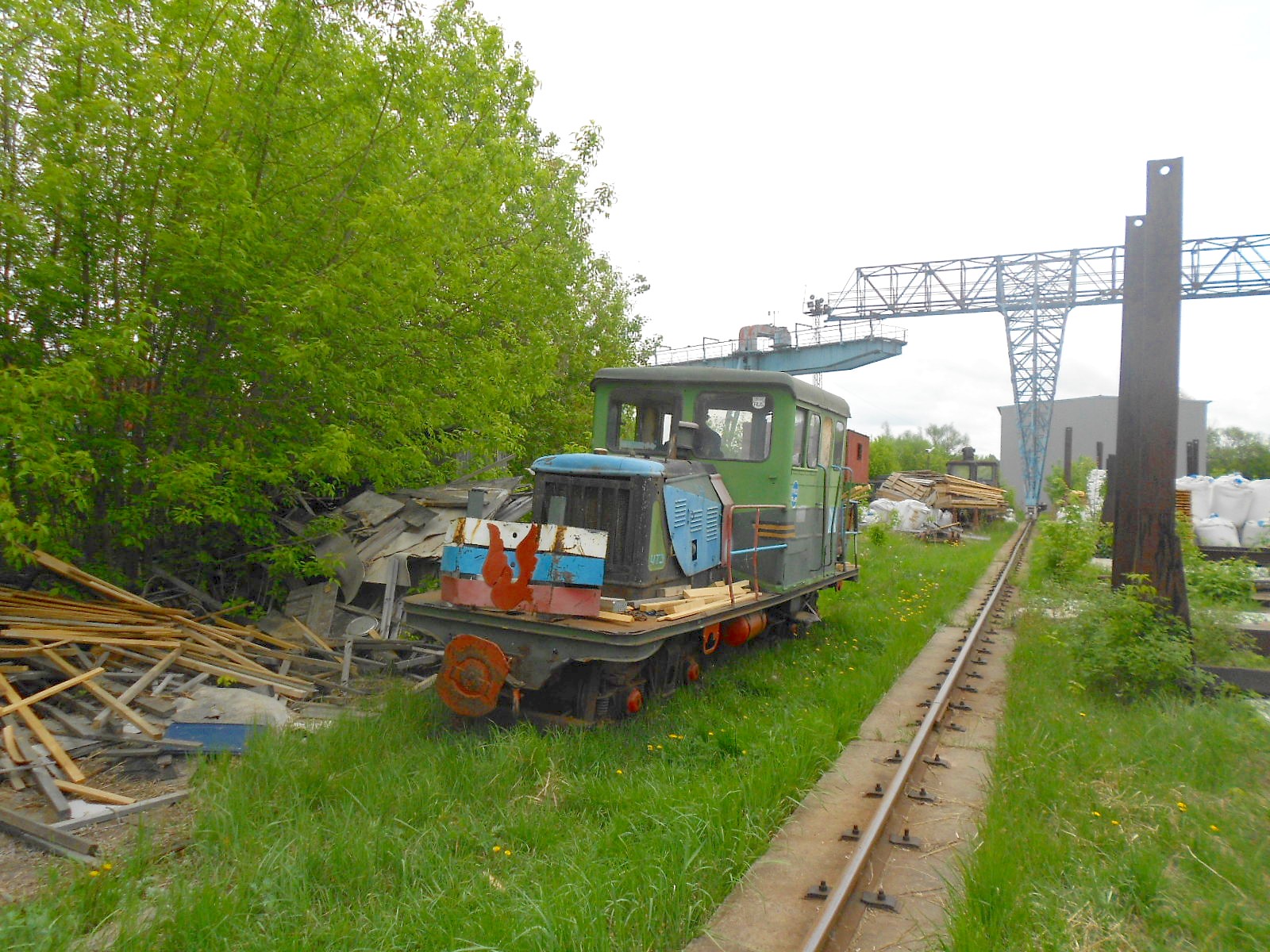 Узкоколейная железная дорога Демиховского машиностроительного завода
  —  фотографии, сделанные в 2016 году (часть 2)