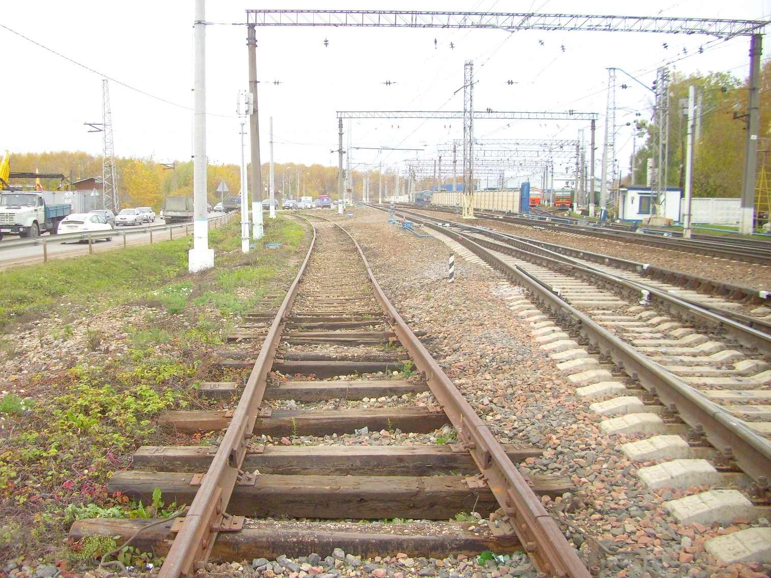 Железнодорожная линия Нахабино — Павловская Слобода  —  фотографии, сделанные в 2011 году