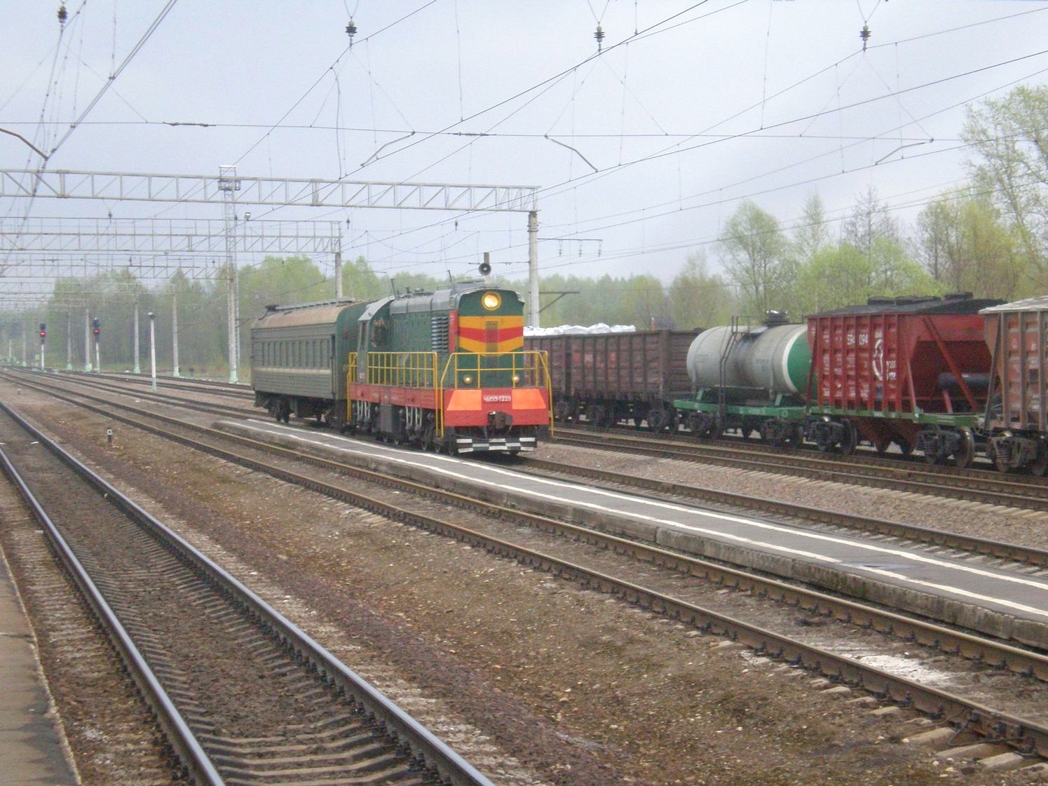 Железнодорожная линия Кривандино — Рязановка  —  фотографии, сделанные в 2009 году
