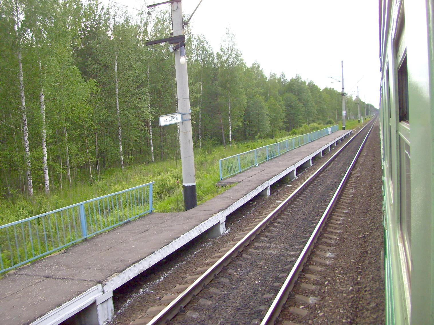 Люберцы-Арзамасская   железнодорожная линия на территории Московской области  — остановочный пункт Струя