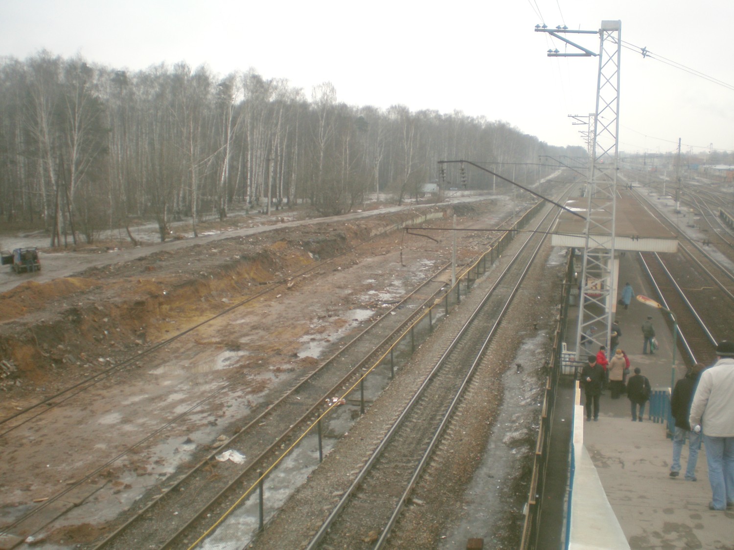 Московско-Нижегородская железнодорожная линия  — станция Железнодорожная (Обираловка): фотографии, сделанные в 2008 году, часть 1