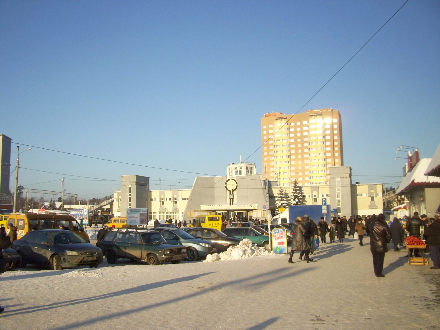 Московско-Нижегородская железнодорожная линия  — станция Железнодорожная (Обираловка): фотографии, сделанные в 2010 году