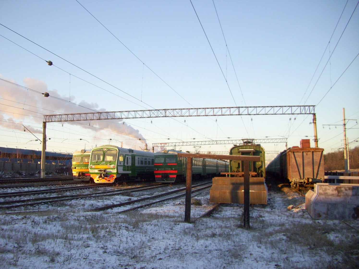 Московско-Нижегородская железнодорожная линия  — станция Железнодорожная (Обираловка): локомотивное депо