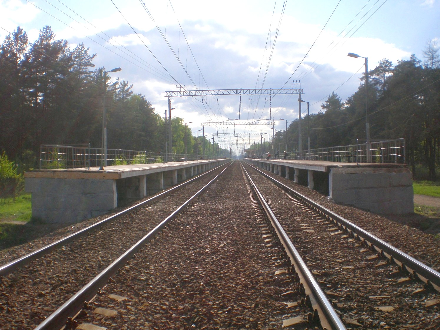 Московско-Нижегородская железнодорожная линия на территории Московской области  — остановочный пункт Заря