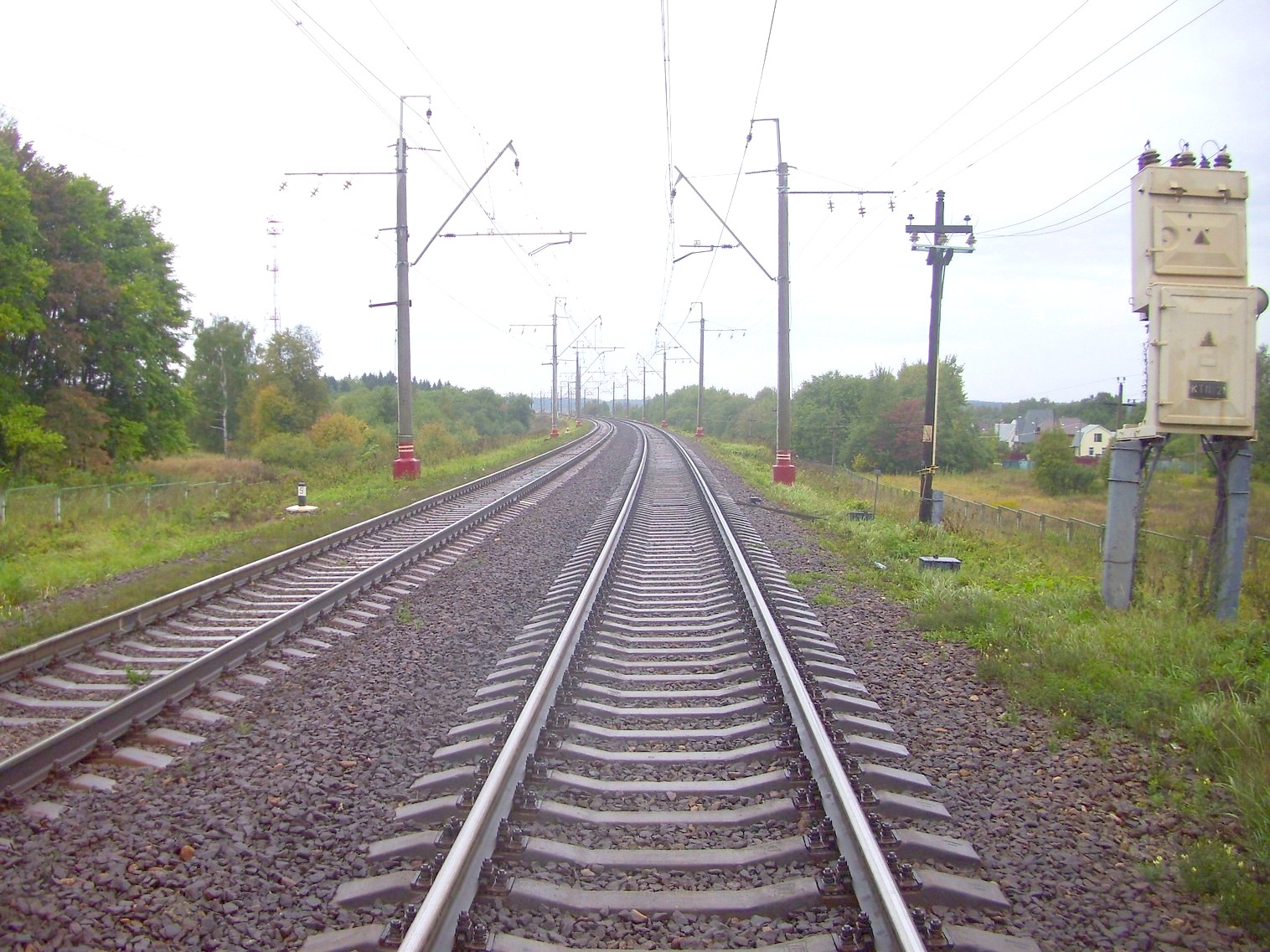 Петербурго-Московская железнодорожная линия на территории Московской  области — о.п. Сенеж