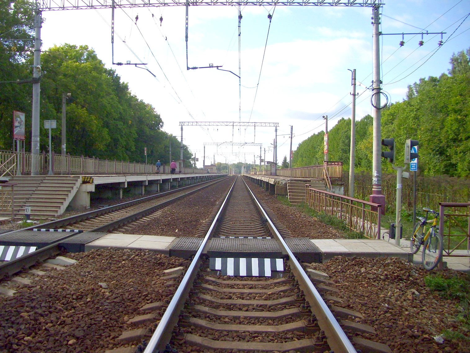 Петербурго-Московская железнодорожная линия на территории Московской  области — о.п. Стреглово