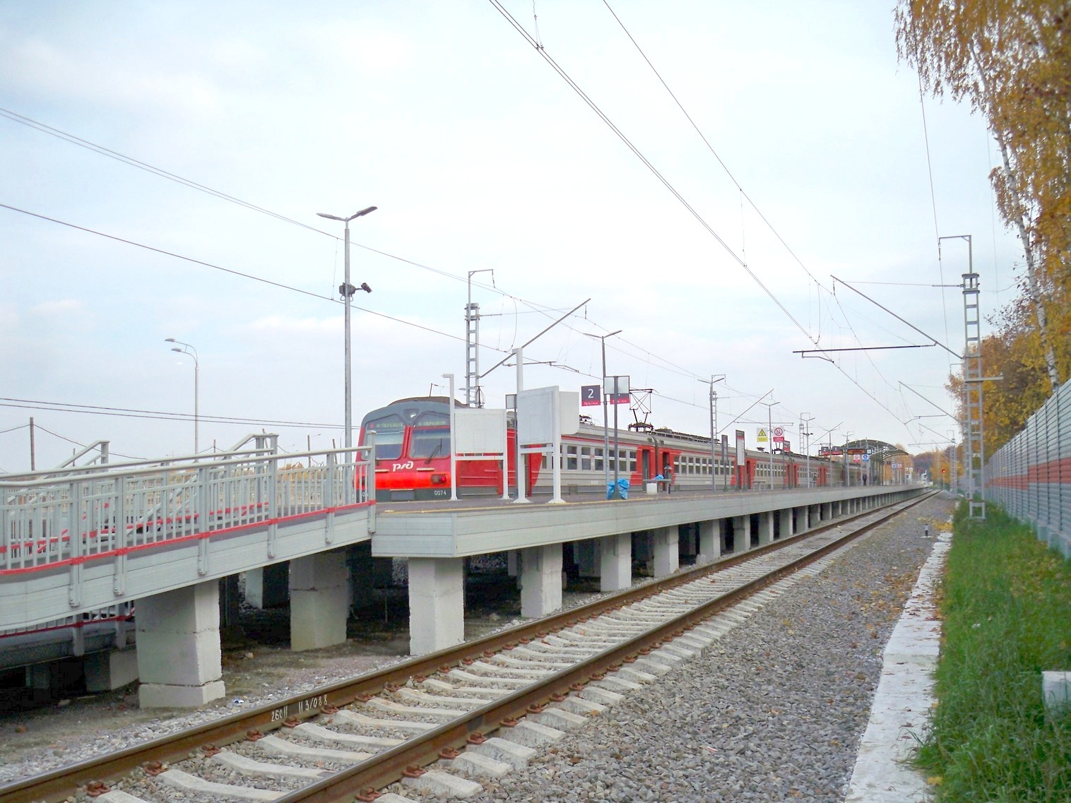 Железнодорожная линия Солнечная  — Новопеределкино
  —  фотографии, сделанные в 2013 году (часть 3)