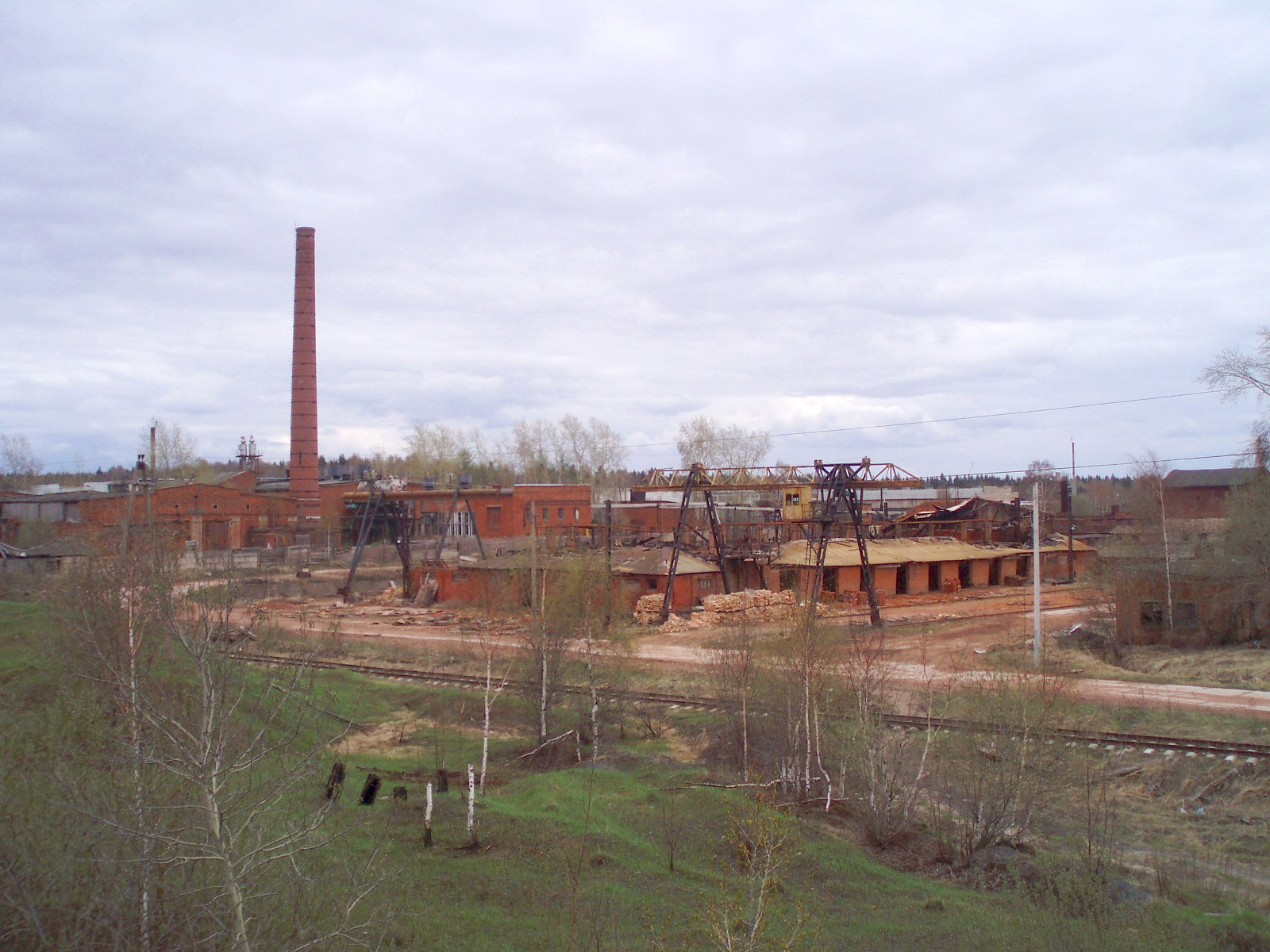 Узкоколейная железная дорога Волоколамского кирпичного завода — фотографии, сделанные в 2007 году (часть 1)