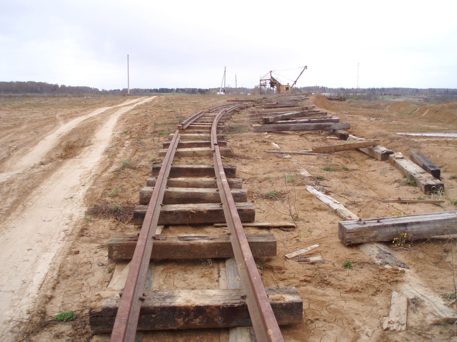 Узкоколейная железная дорога Волоколамского кирпичного завода — фотографии, сделанные в 2007 году (часть 9)