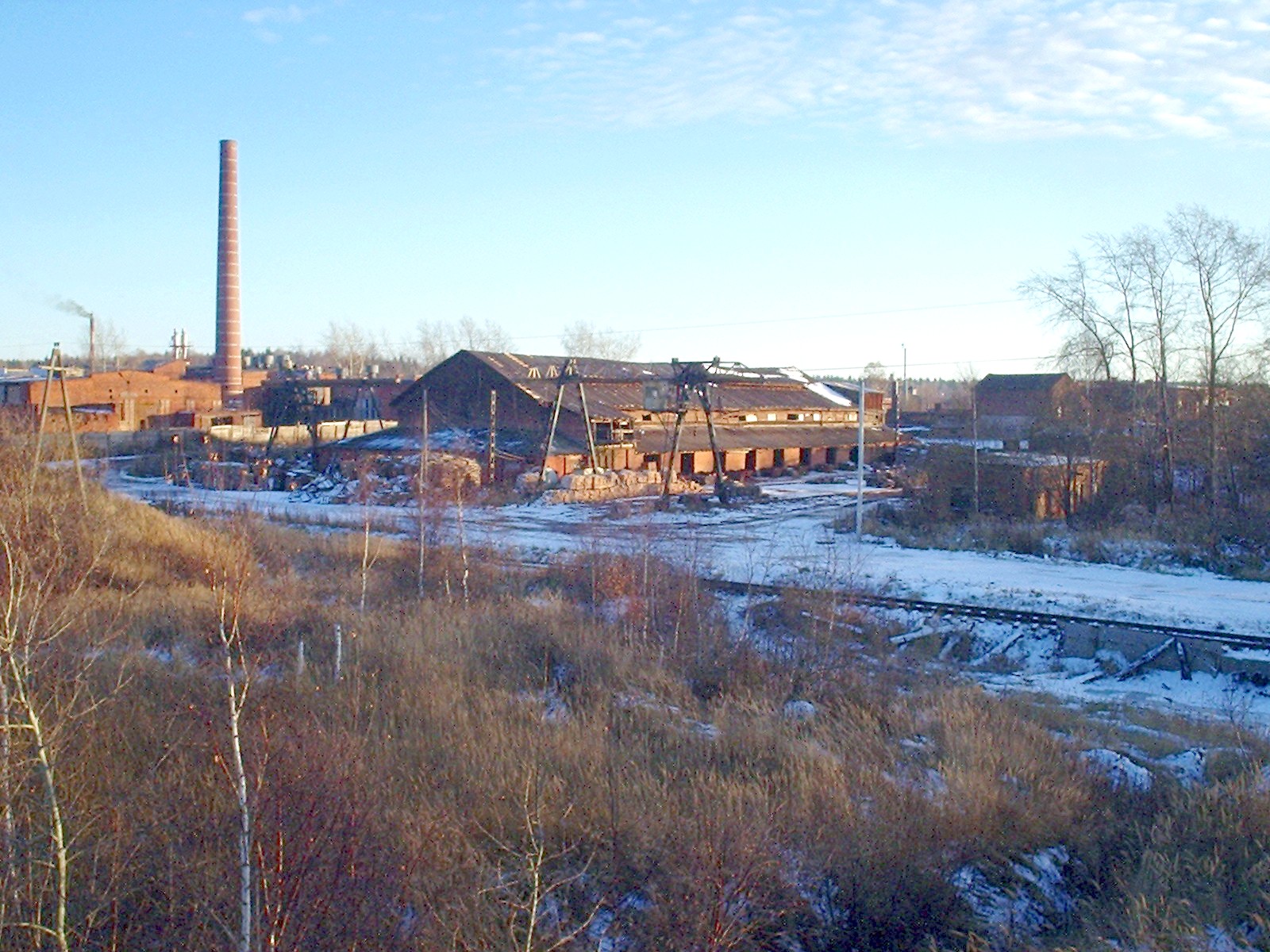 Узкоколейная железная дорога Волоколамского кирпичного завода — фотографии, сделанные в 2005 году (часть 1)