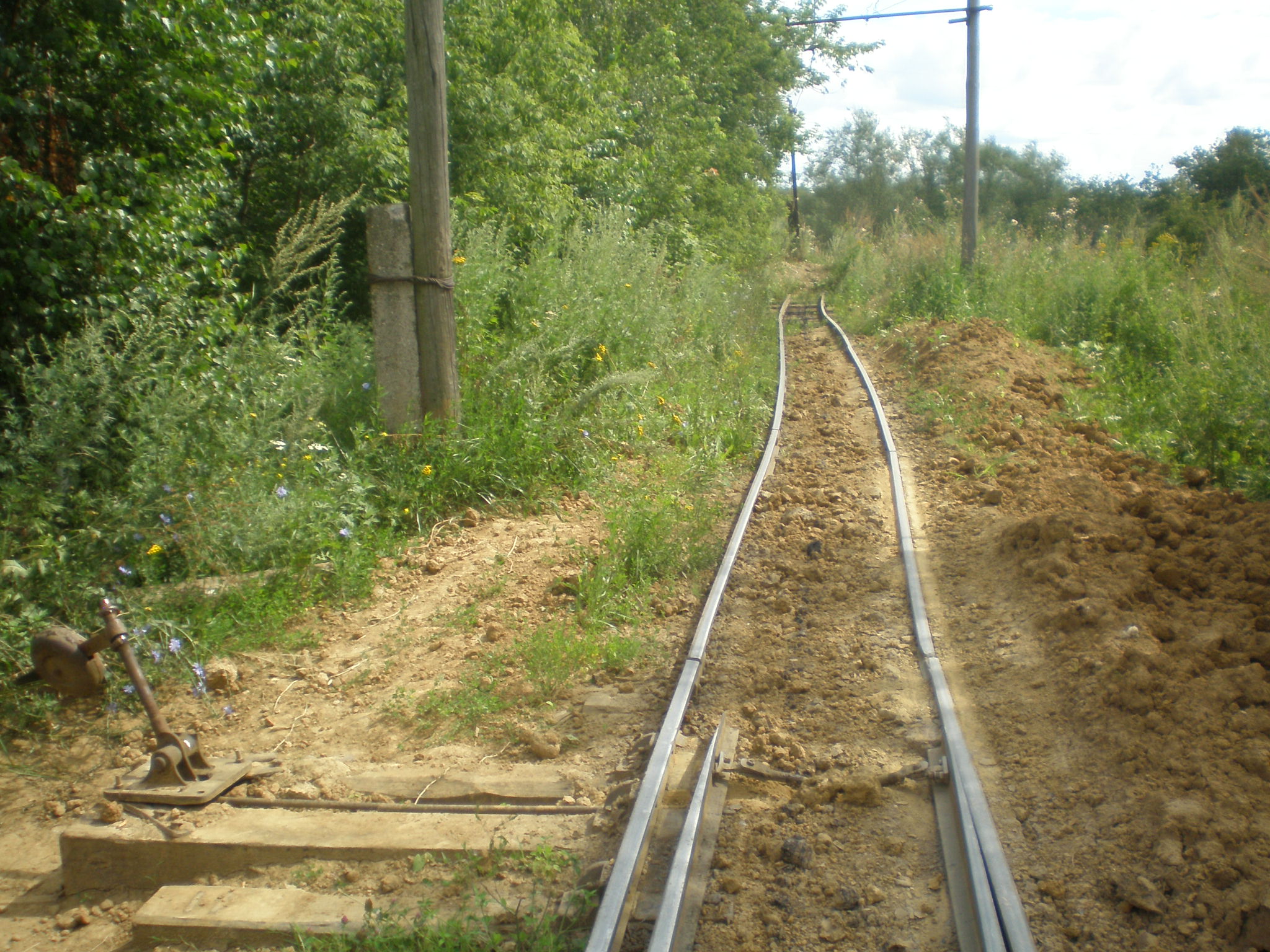 Узкоколейная железная дорога Зарайского завода строительных материалов — фотографии, сделанные в 2008 году (часть 7)
