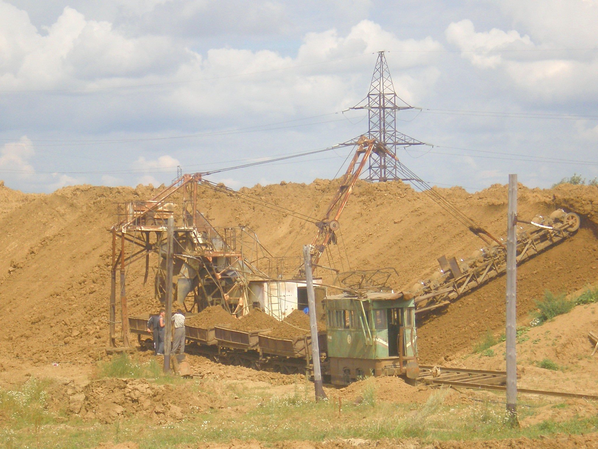 Узкоколейная железная дорога Зарайского завода строительных материалов — фотографии, сделанные в 2008 году (часть 8)