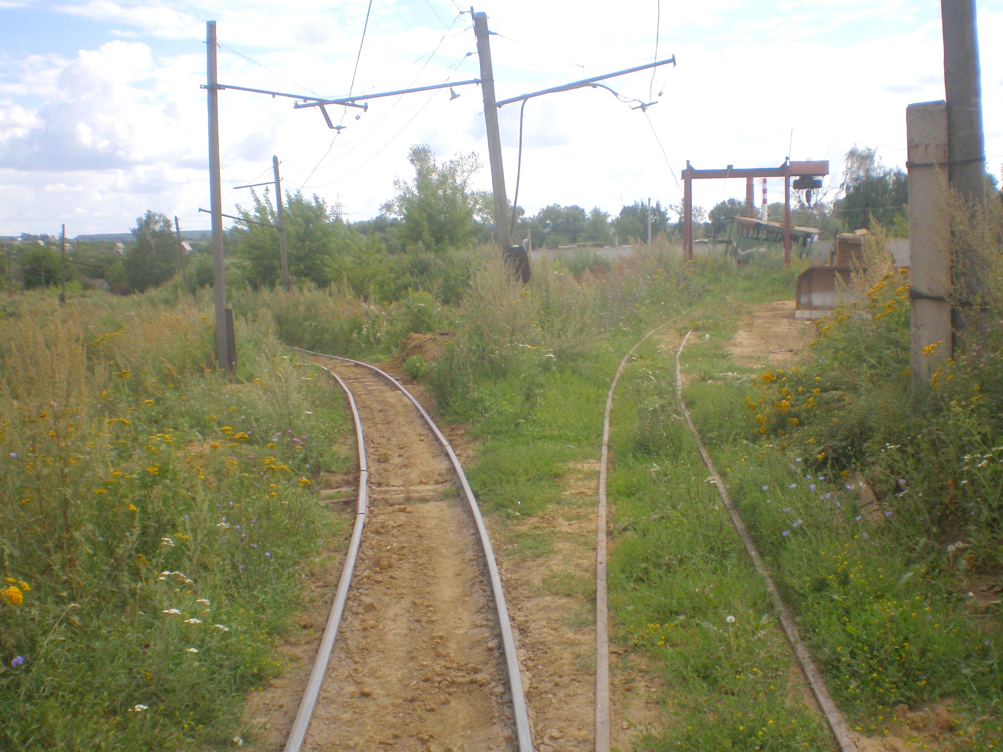 Узкоколейная железная дорога Зарайского завода строительных материалов — фотографии, сделанные в 2008 году (часть 9)