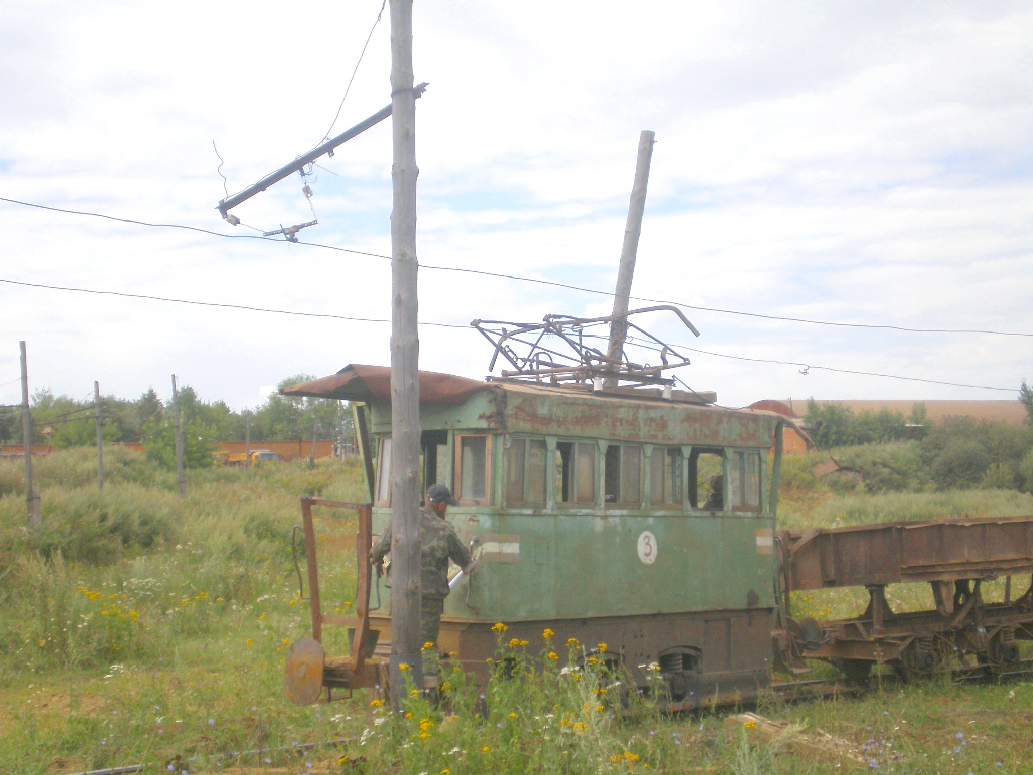 Узкоколейная железная дорога Зарайского завода строительных материалов — фотографии, сделанные в 2008 году (часть 5)