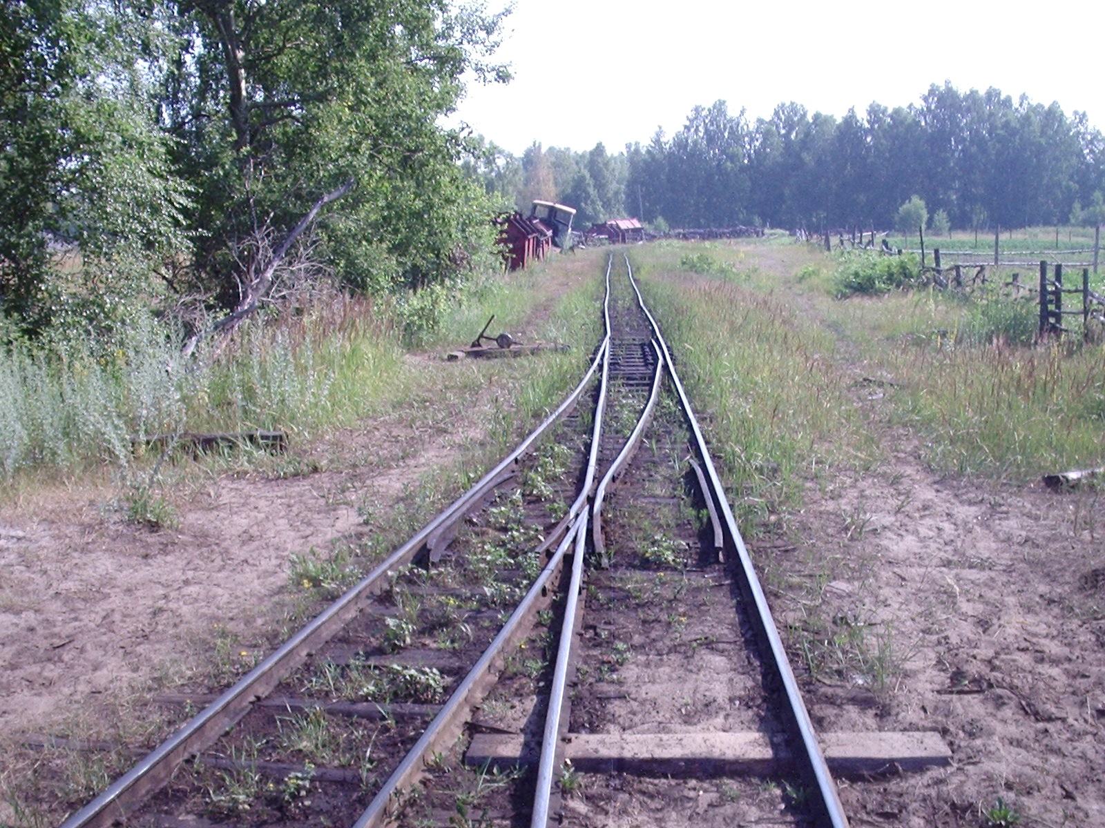 Узкоколейная железная дорога Мещерского торфопредприятия  — фотографии, сделанные в 2006 году (часть 9)