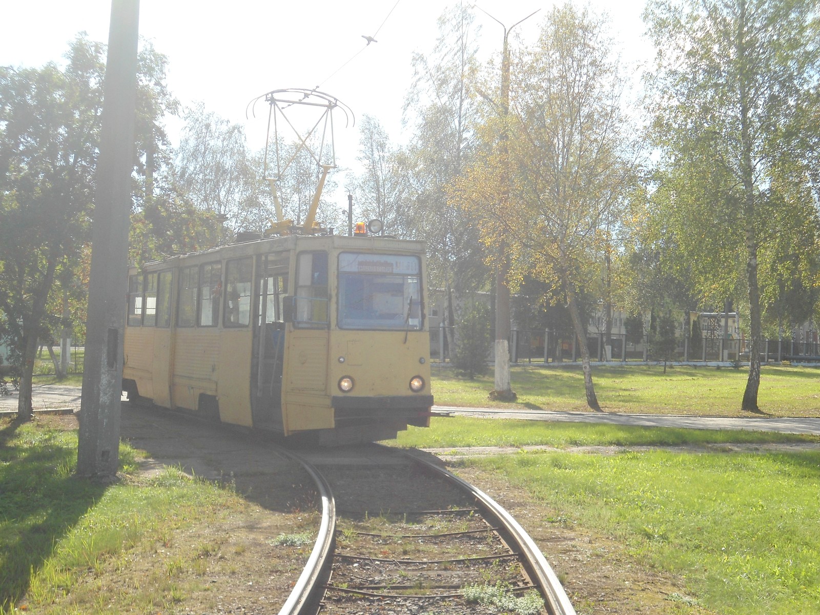 Новополоцкий трамвай  —  фотографии, сделанные в 2016 году